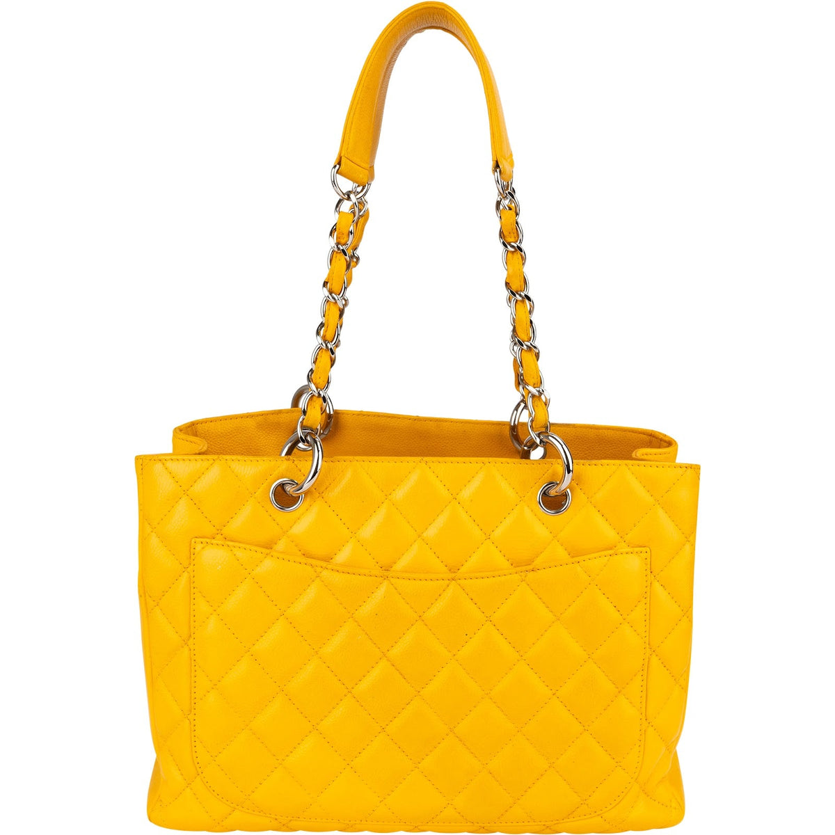 Chanel Quilted Caviar Leather Maxi Grand Shopping CC Tote Shoulder Bag