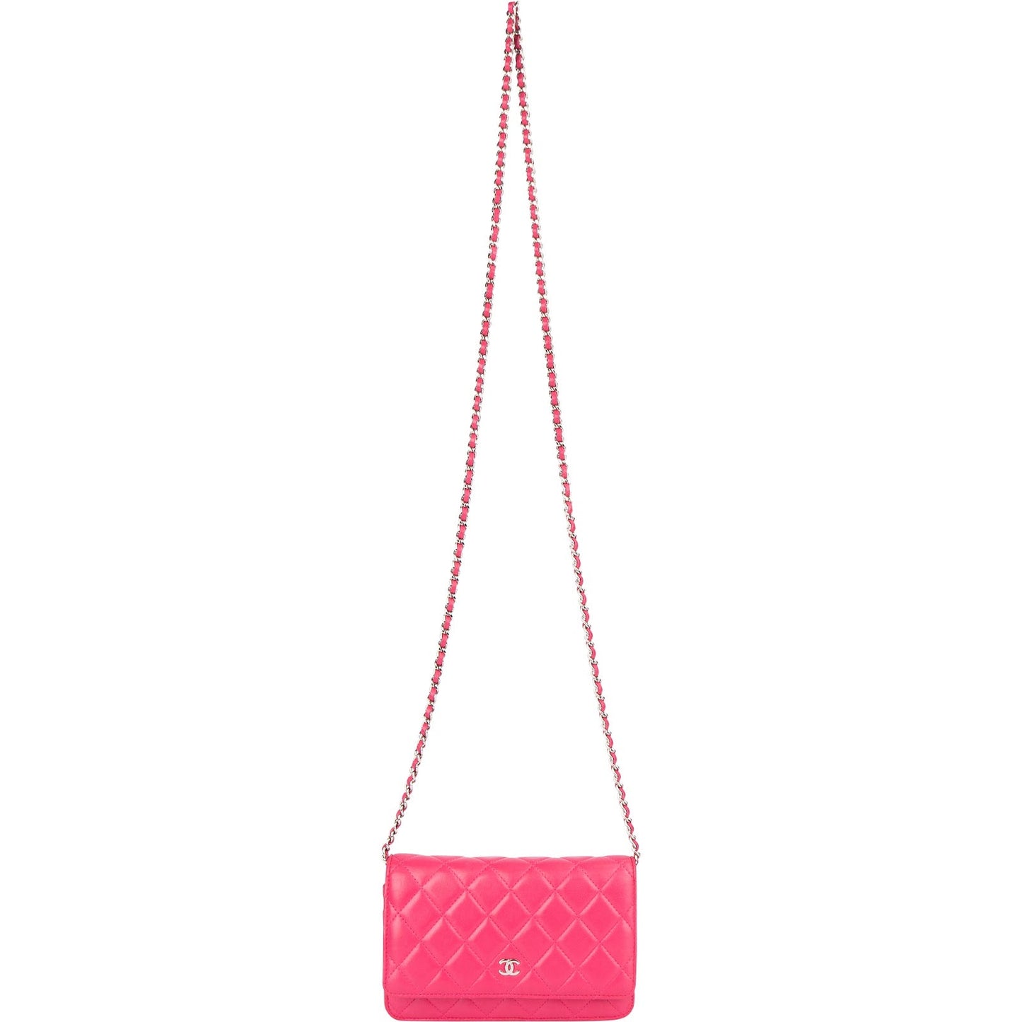 Chanel Quilted Lambskin Wallet On Chain Crossbody Bag