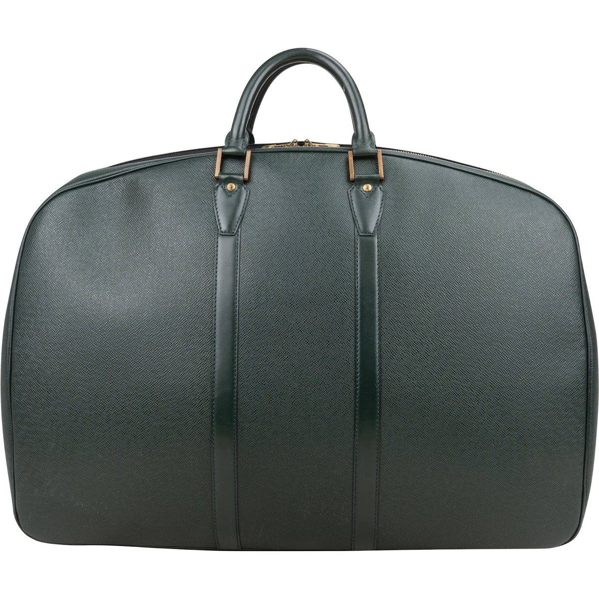 Louis Vuitton Green Taiga Leather Helanga Clip Travel Bag