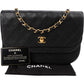 Chanel Quilted Lambskin 24K Gold Double Flap Shoulder Bag