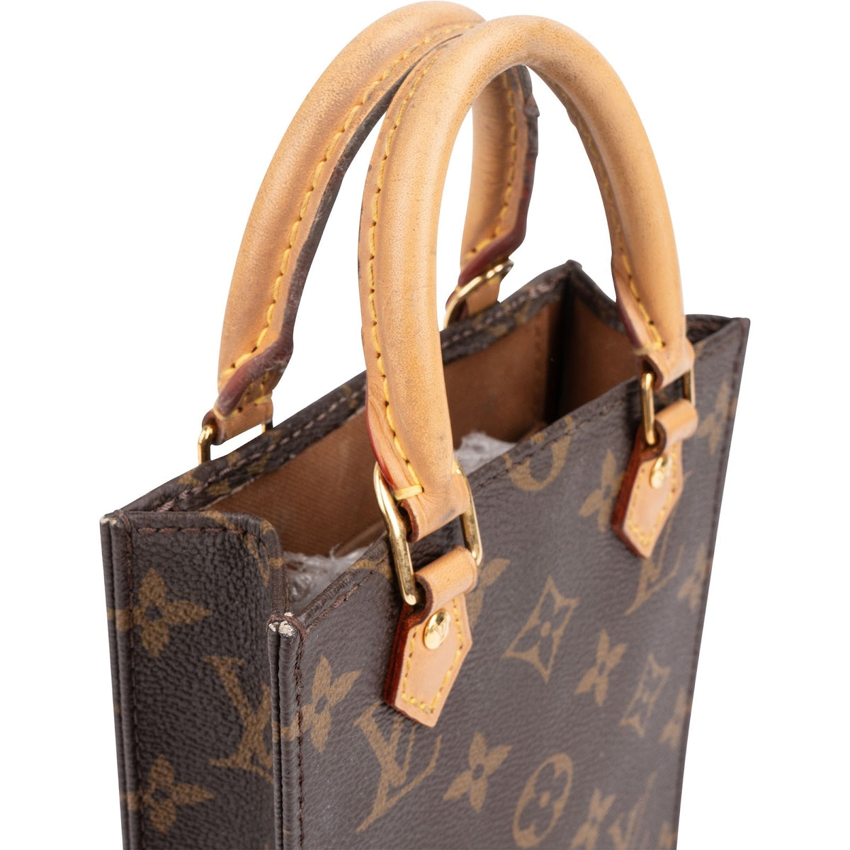 Louis Vuitton Petit Sac Plat aus Monogram Canvas – Ansicht 3