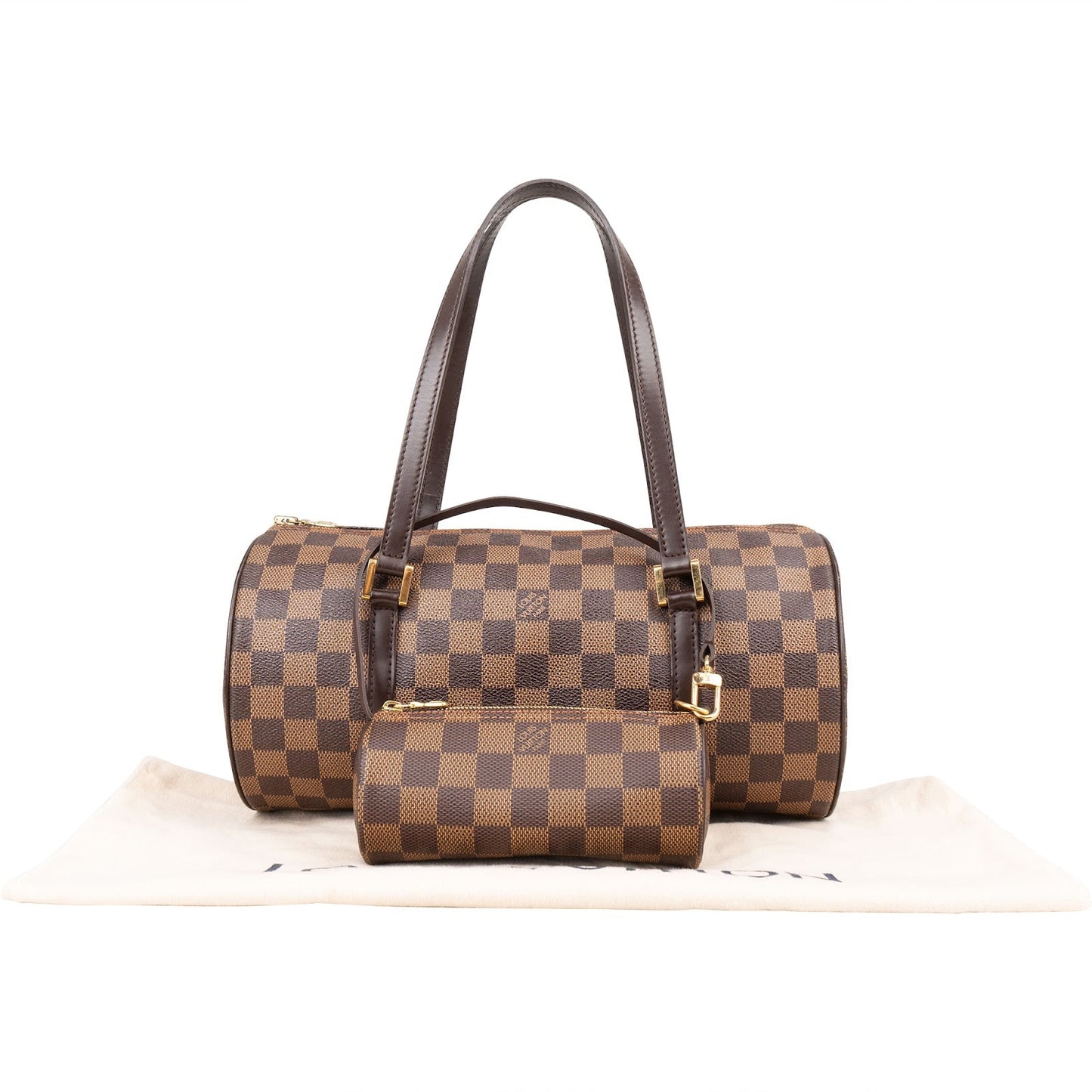 Louis Vuitton Monogram Damier Ebene Canvas Papillon Set Handbag