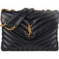 Saint Laurent Quilted Leather Loulou Medium Crossbody Bag