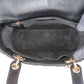 Christian Dior Black Crinkled Lambskin Small Lady Dior Handbag