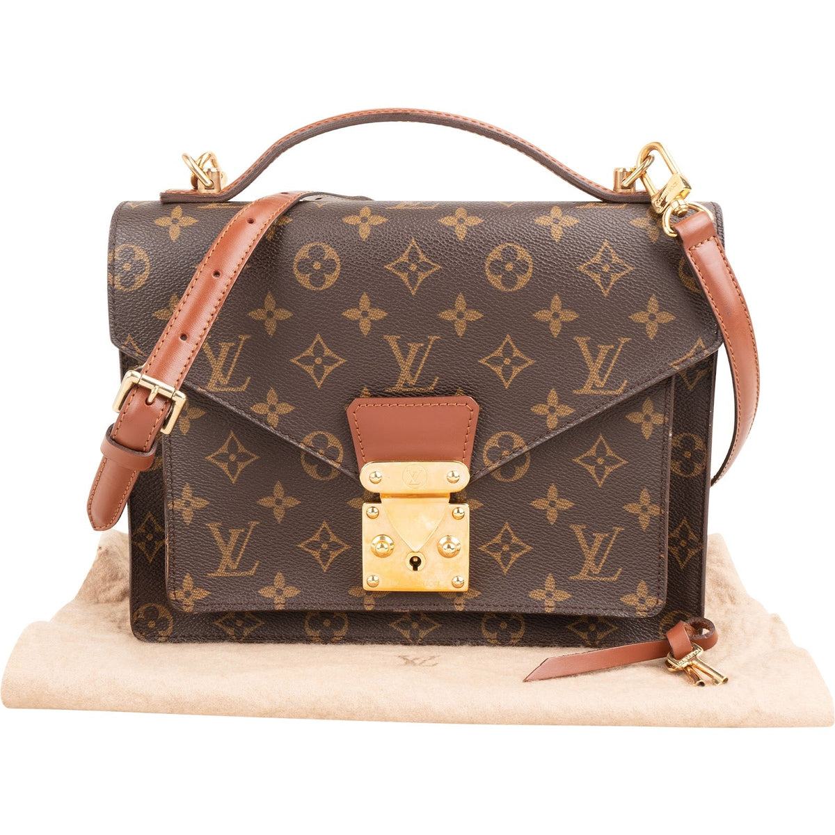 Louis Vuitton Pochette Monceau aus Monogram Canvas – Ansicht 2