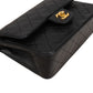 Chanel Quilted Lambskin Small 24K Gold Double Flap Shoulder Bag