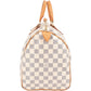 Louis Vuitton Speedy 35 aus Damier Azur Canvas – Ansicht 4