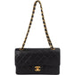 Chanel Quilted Lambskin 24K Gold Small Double Flap Shoulder Bag