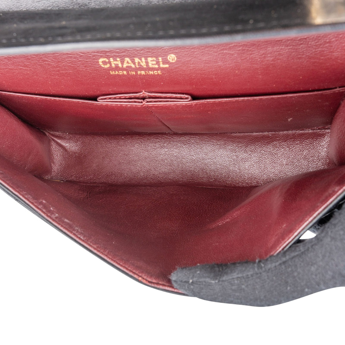 Chanel Medium Double Flap aus gestepptem Lammleder – Ansicht 14