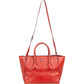 Prada Double Zip Tote aus glasiertem genarbtem Leder – Ansicht 8