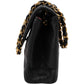 Chanel Quilted Lambskin CC Envelope Small 24K Gold Single Flap Crossbody Bag