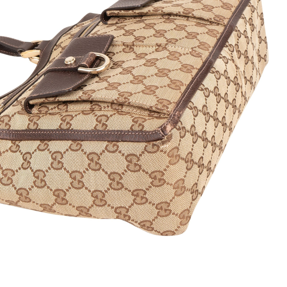 Gucci Abbey Double Pocket Tote aus GG Canvas – Ansicht 7