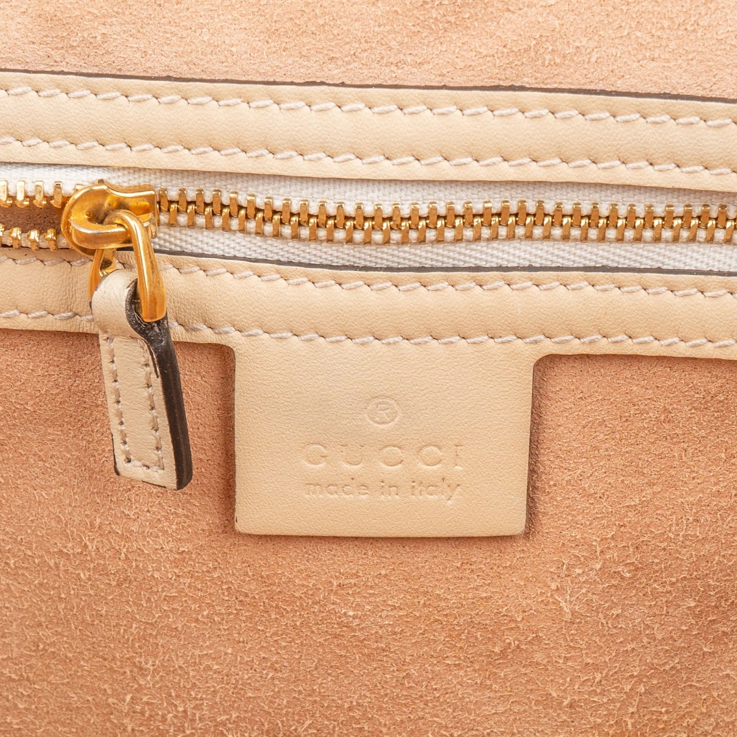 Gucci Monogram GG Supreme Medium Padlock Shoulder Bag