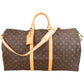 Louis Vuitton Monogram Canvas Keepall 55 Bandoulière Travel Bag