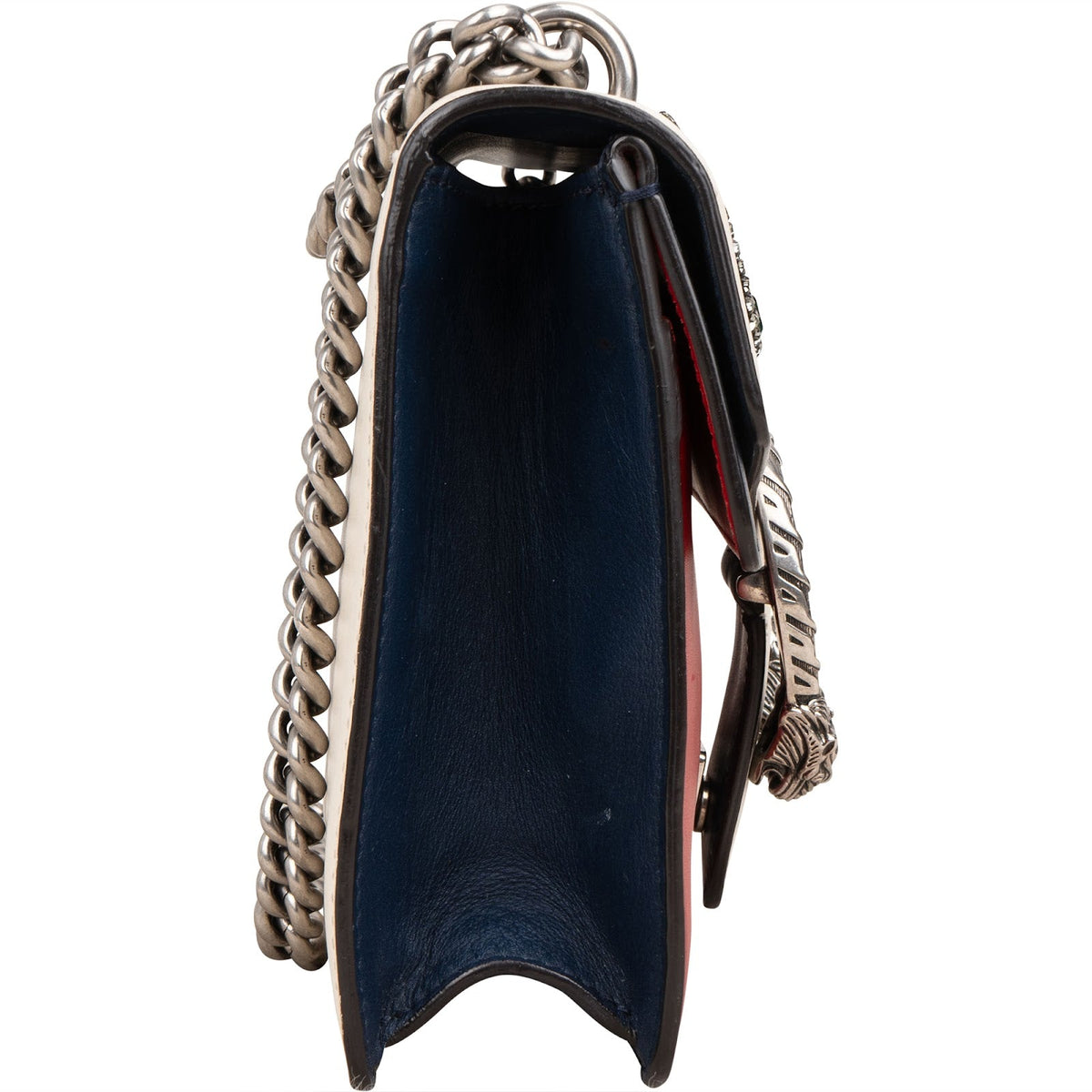 Gucci Tricolor Leather Dionysus Crystal Snake Small Crossbody Bag