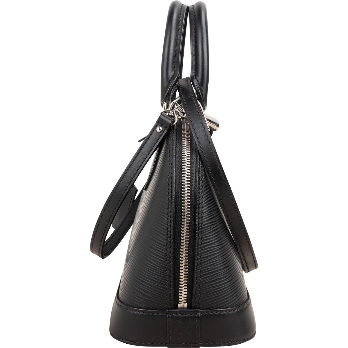 Louis Vuitton Noir Epi Leather Alma BB Handbag