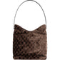 Gucci Velvet GG Monogram Hobo Shoulder Bag