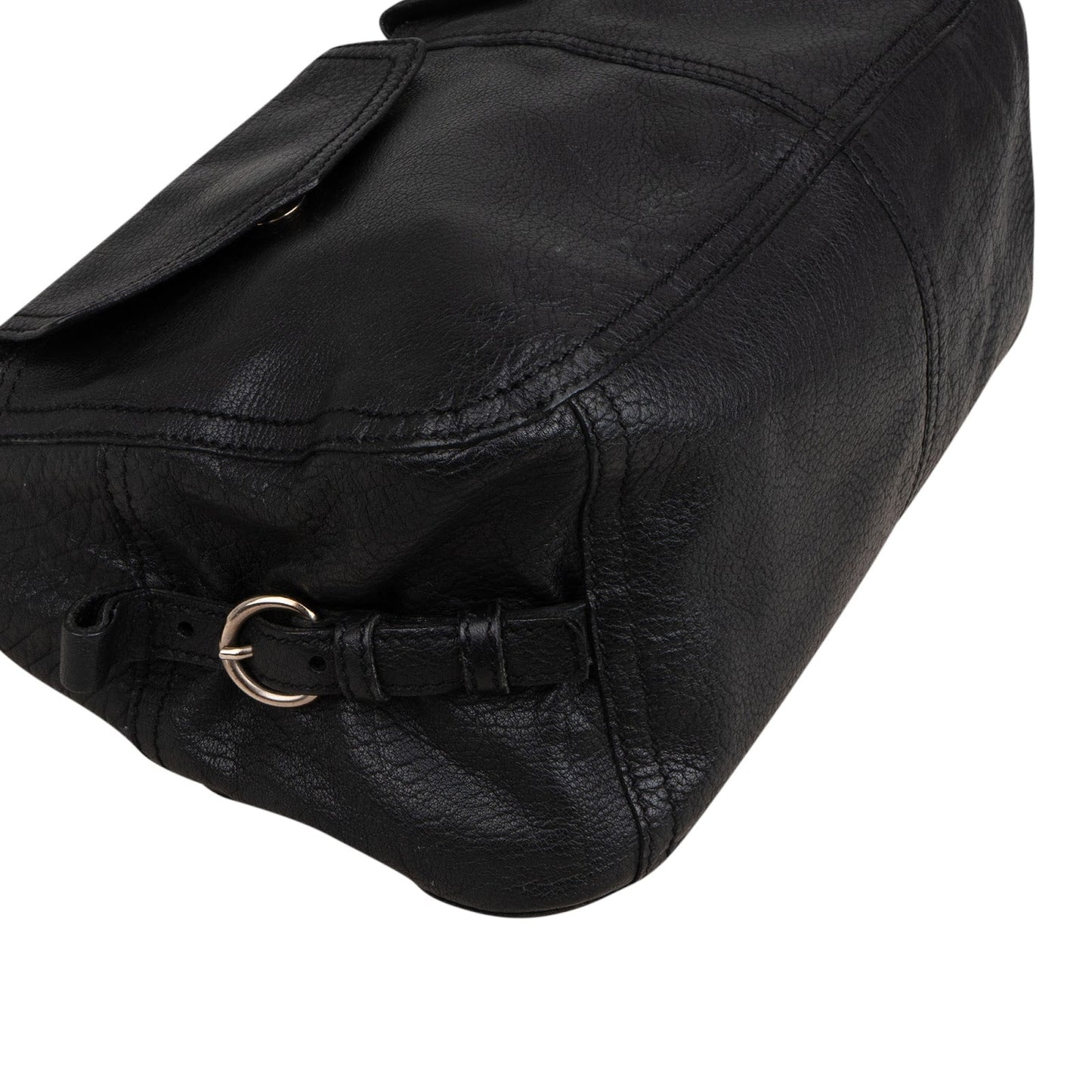 Prada Vitello Daino Leather Two Pocket Shoulder Bag