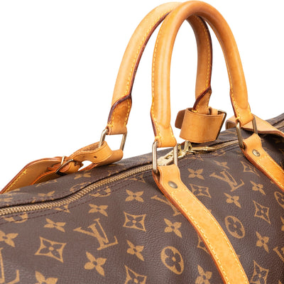 Louis Vuitton Monogram Canvas Keepall 55 Bandoulière Travel Bag