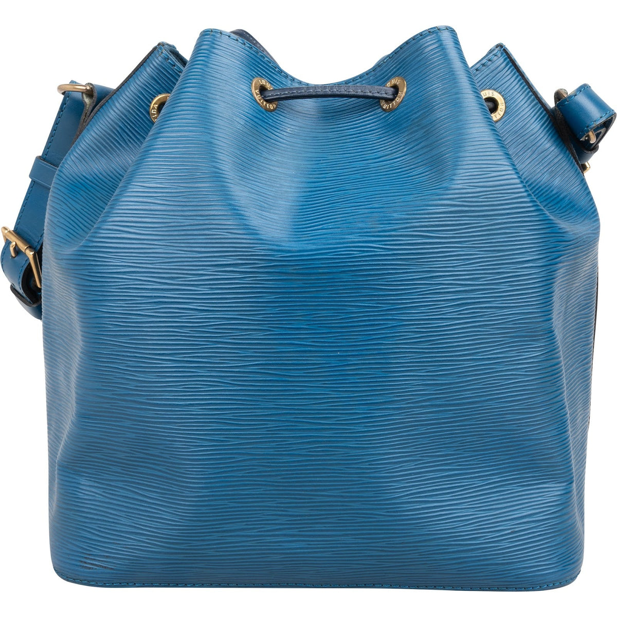 Louis Vuitton Blue Epi Leather Sac Noé Petit Shoulder Bag