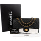 Chanel Quilted Lambskin 24K Gold Medium Double Flap Shoulder Bag