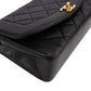 Chanel Quilted Lambskin Diana 24K Gold Single Flap Crossbody Bag