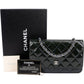 Chanel Quilted Patent Leather Wallet On Chain Crossbody Bag