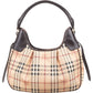 Burberry Haymarket Check Brooklyn Hobo Shoulder Bag