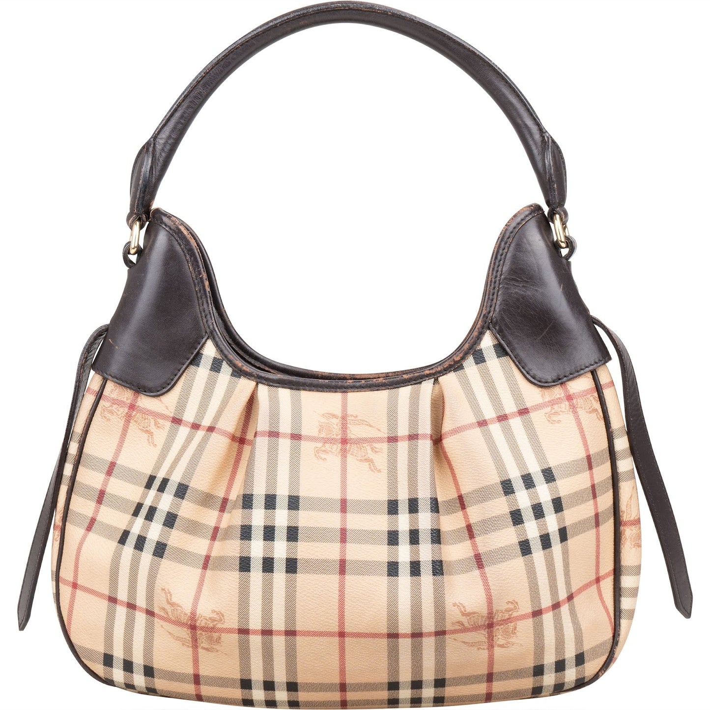 Burberry Haymarket Check Brooklyn Hobo Shoulder Bag