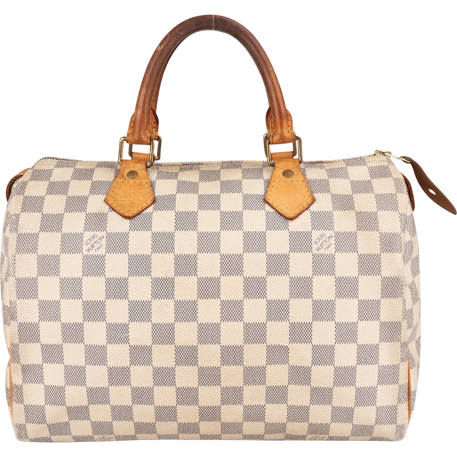 Louis Vuitton Monogram Damier Azur Speedy 30 Handbag