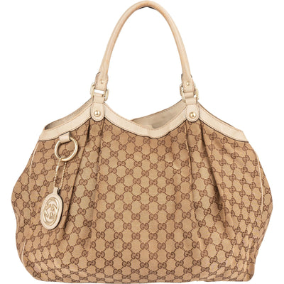 Gucci Monogram GG Sukey Hobo Handbag