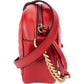 Gucci GG Marmont Medium aus Chevron-Leder – Ansicht 3
