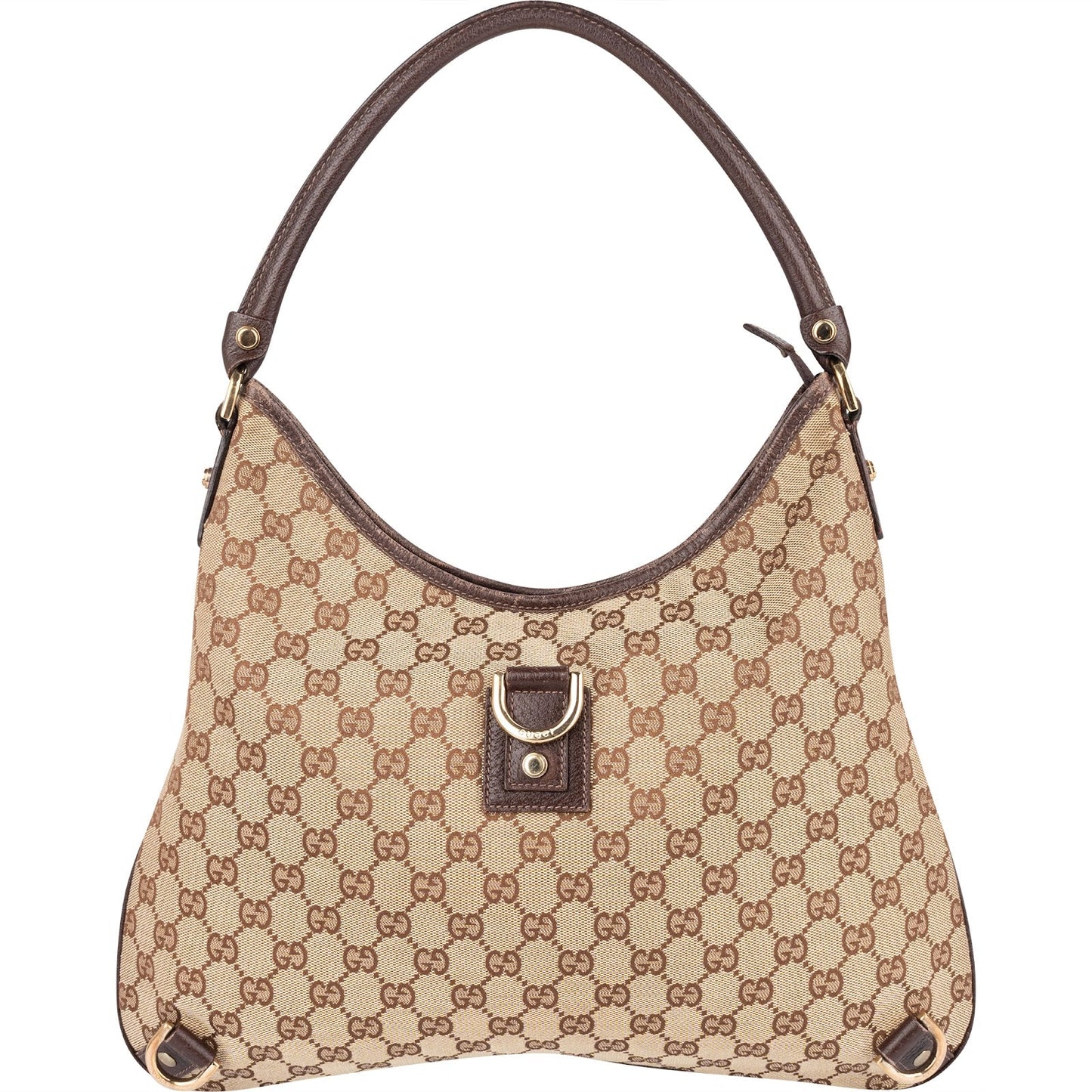 Gucci Monogram GG Abbey D-Ring Hobo Shoulder Bag
