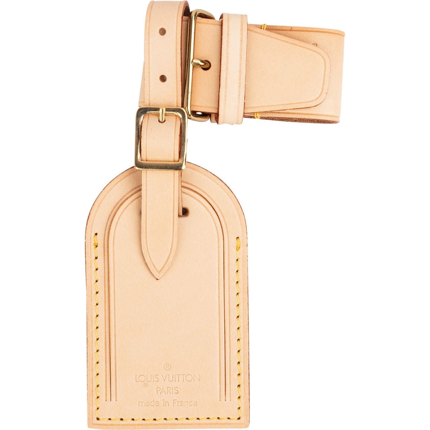 Louis Vuitton Vachetta Leather Luggage Tag Travel Set