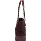 Chanel Burgundy Quilted Iridescent Calfskin Gabrielle Shoulder Bag