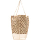 Gucci Monogram GG Canvas New Britt Tote Shoulder Bag