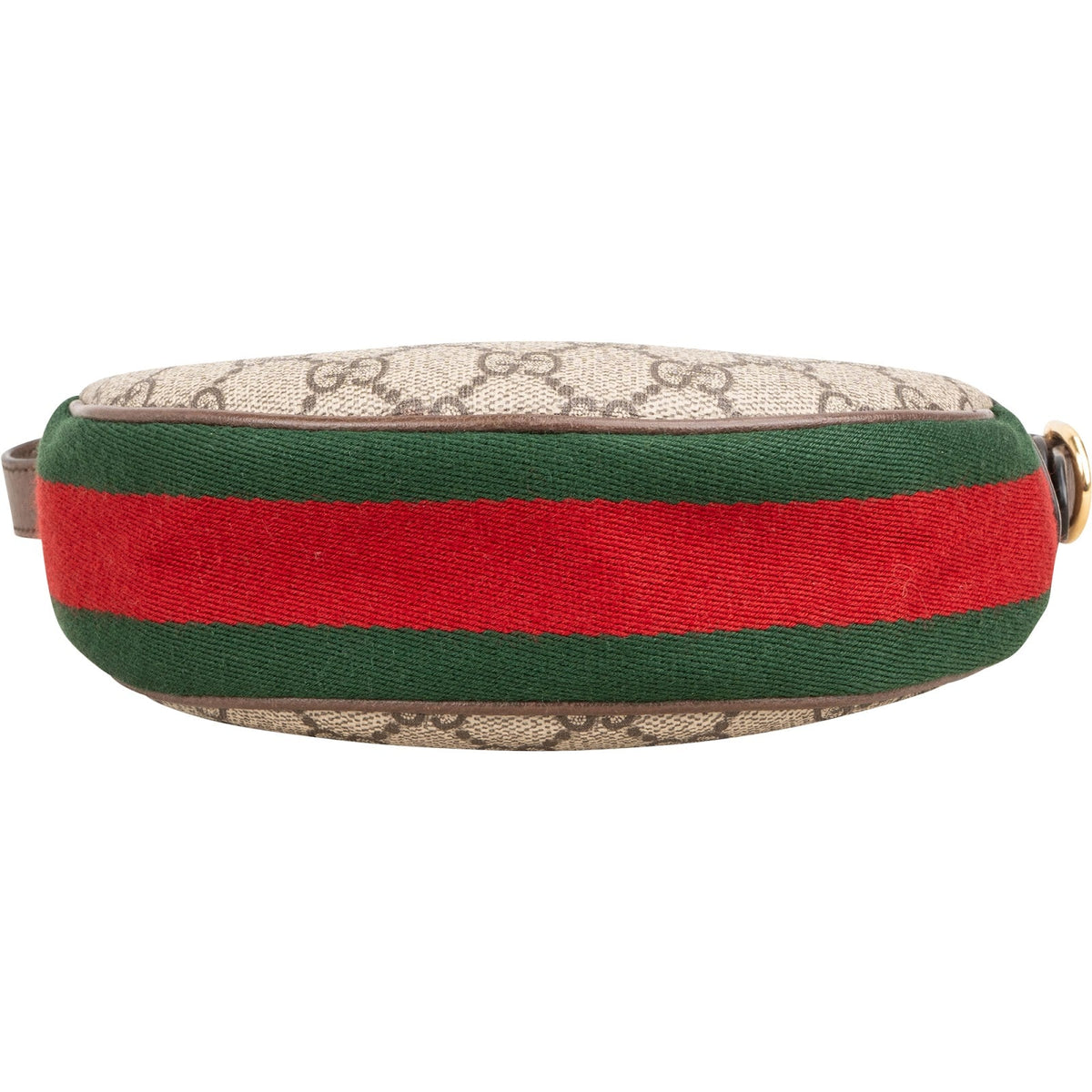 Gucci Monogram GG Supreme Ophidia Crescent Pochette Shoulder Bag