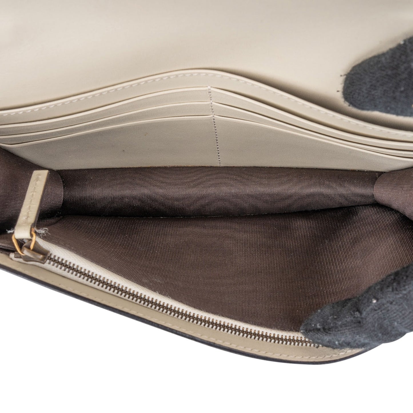 Gucci Leather Queen Margaret Wallet On Chain Crossbody Bag