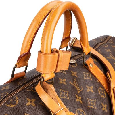 Louis Vuitton Monogram Canvas Keepall 55 Bandoulière Travel Bag