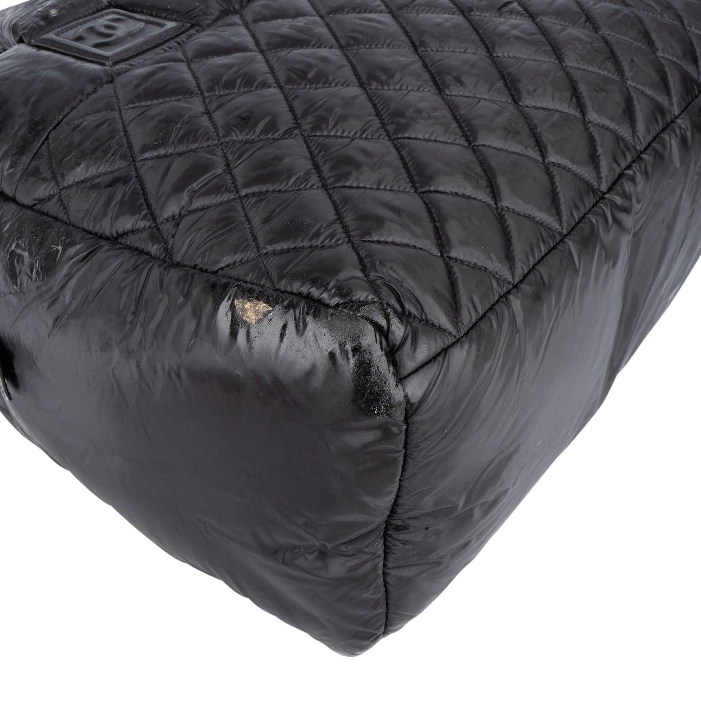 Chanel Quilted Nylon Coco Cocoon Tote Handbag
