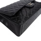 Chanel Quilted Caviar Leather Palladium Maxi Single Flap Crossbody Bag