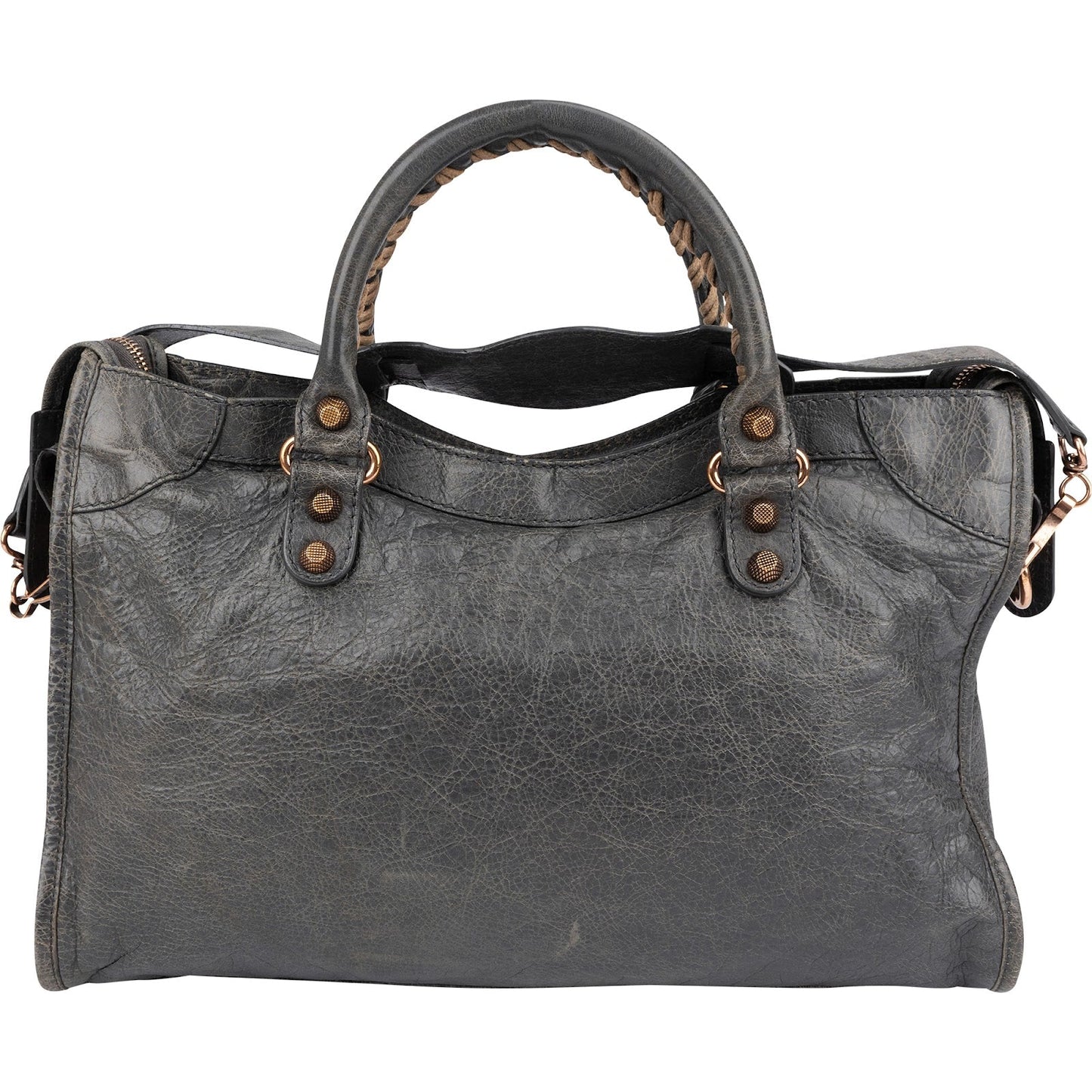 Balenciaga Grey Leather Classic City Bag Handbag