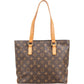 Louis Vuitton Cabas Piano aus Monogram Canvas – Vorderansicht