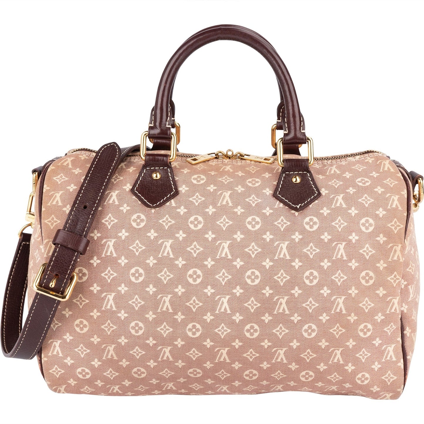 Louis Vuitton Monogram Mini Lin Speedy 30 Bandoulière Handbag