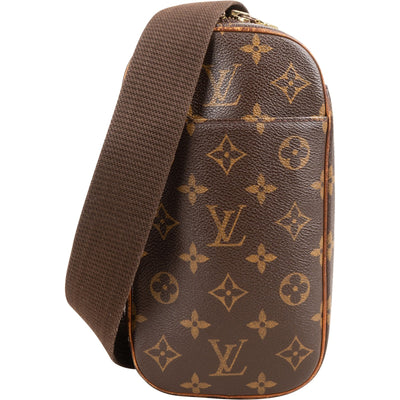 Louis Vuitton Monogram Canvas Pochette Gange Crossbody Bag Bumbag