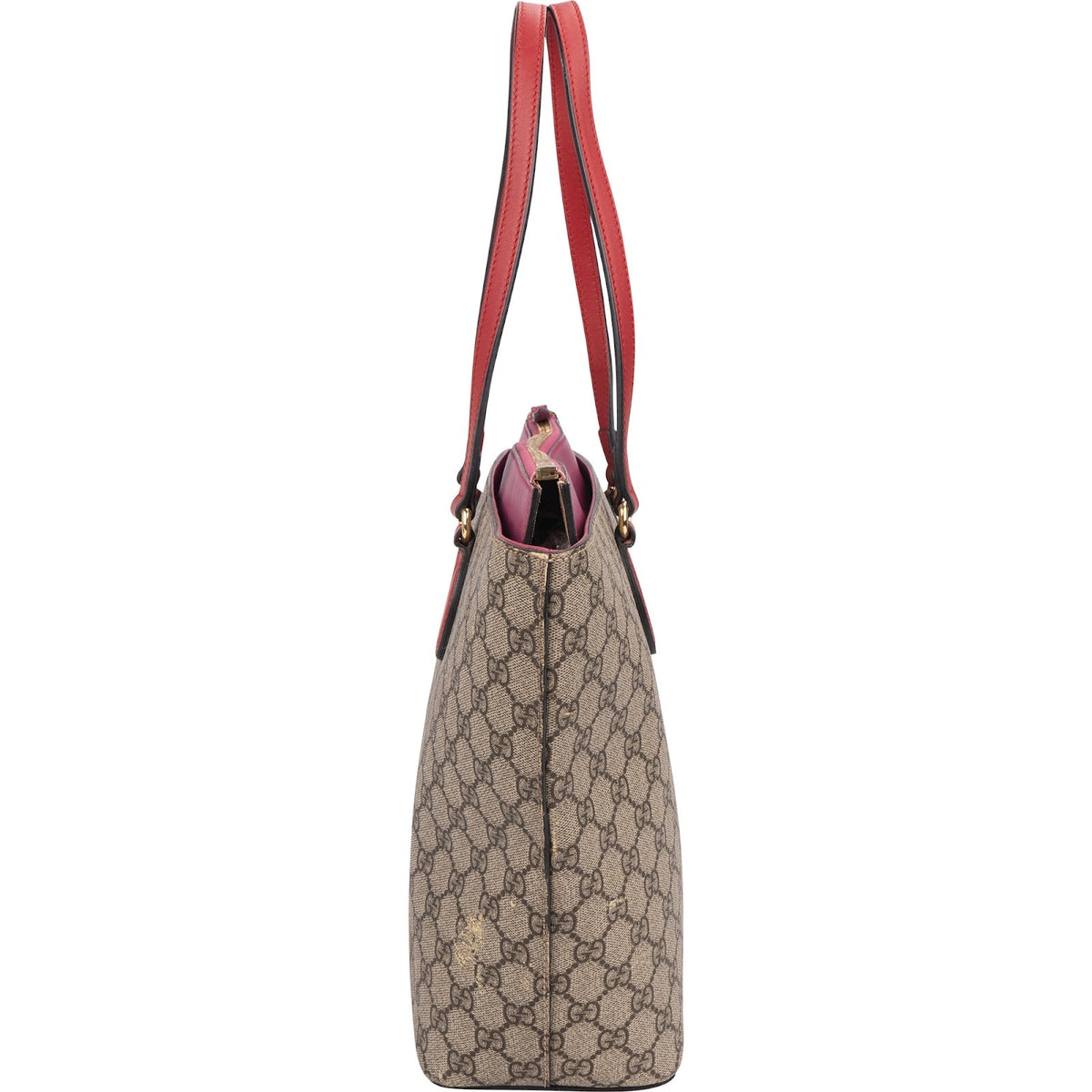 Gucci Monogram GG Supreme Linea A Shopper Handbag