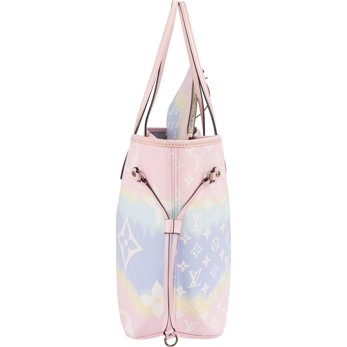 Louis Vuitton Monogram Giant Escale Rainbow Neverfull MM Shoulder Bag