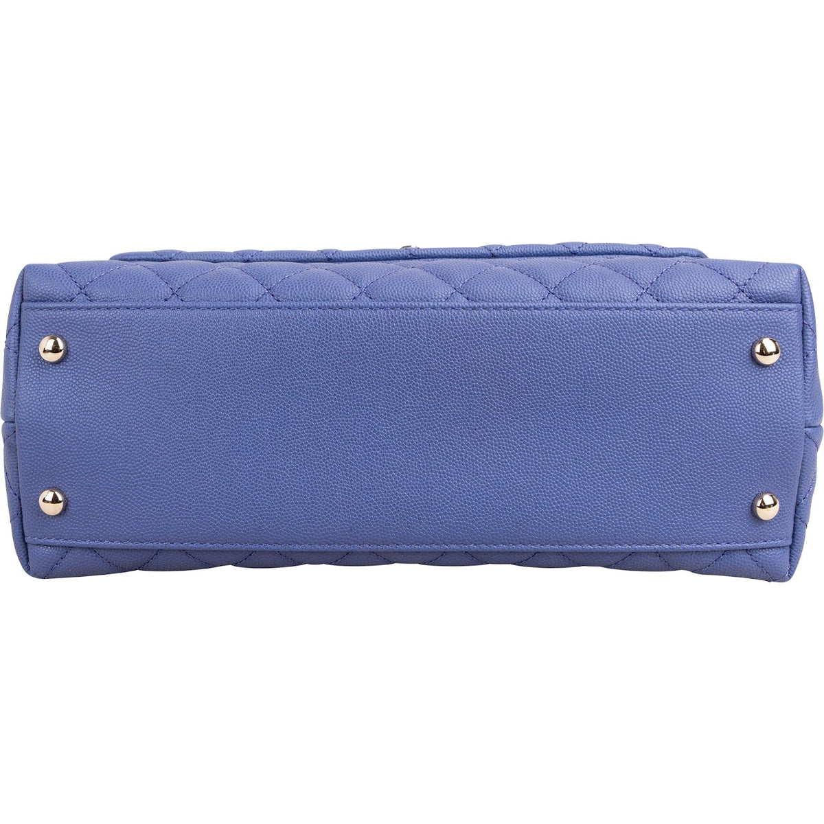 Chanel Quilted Caviar Leather Coco Handle Single Flap Handbag