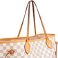 Louis Vuitton Monogram Damier Azur Canvas Neverfull MM Shoulder Bag