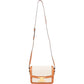 Celine Cotton & Calfskin Small Teen Triomphe Crossbody Bag
